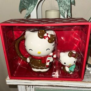 Hello Kitty Holiday Mug and Figurine Set